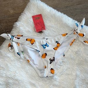 Heat Swimwear Butterfly Print Bikini Bottoms - Small